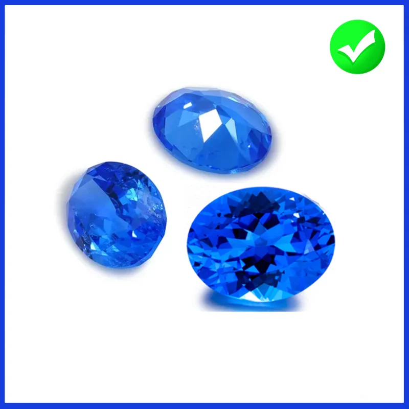 

New Beautiful Cobalt Spinel Oval Faceted Cut Dazzling Gemstones For Jewelry Making Gem Collection Charms Stone