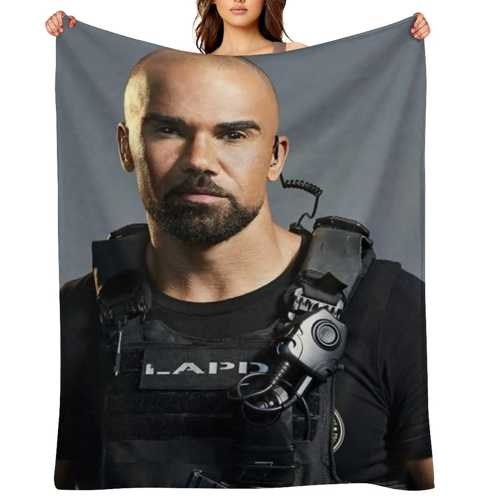 

shemar moore Throw Blanket Sofas for winter blankets ands Personalized Gift Blankets