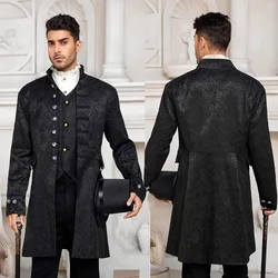 Medieval Jacket Pirate Viking Renaissance Costume Formal Tailcoat Gothic Victorian Halloween Tuxedo Coats  anime cosplay