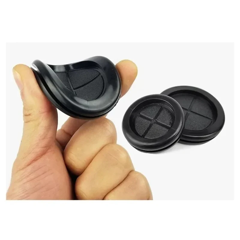 

10pc Rubber Protective Coil O-ring Seal Environmental Protection Insulation Threading Sleeve With Card Slot Over Wire Guard Loop