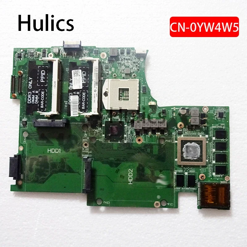 Hulics Used Mainboard For Dell XPS L702X L701X Laptop Motherboard DAGM7MB1AE1 CN-0YW4W5 0YW4W5