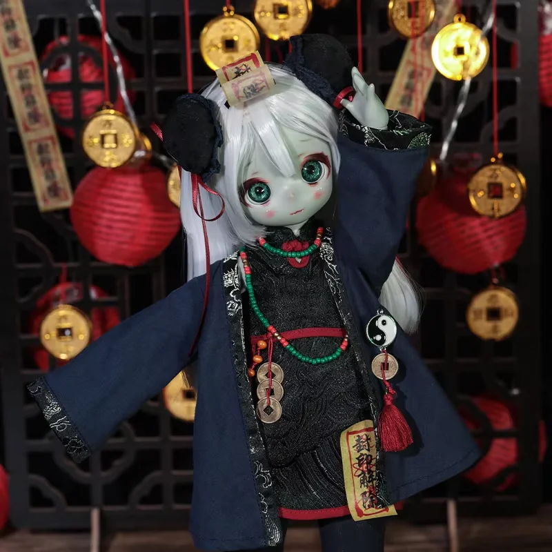 BJD Puppe 1/4 Bär Schwester Zombie Mädchen Puppe Niedlich Komplettes Set Geburtstagsgeschenk Harz Spielzeug Puppe Puppen in Angebote Gelenkpuppen