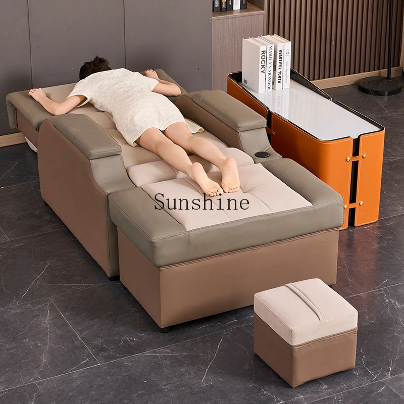 Electric ear and eyelash rest foot bath massage bed reclining chair