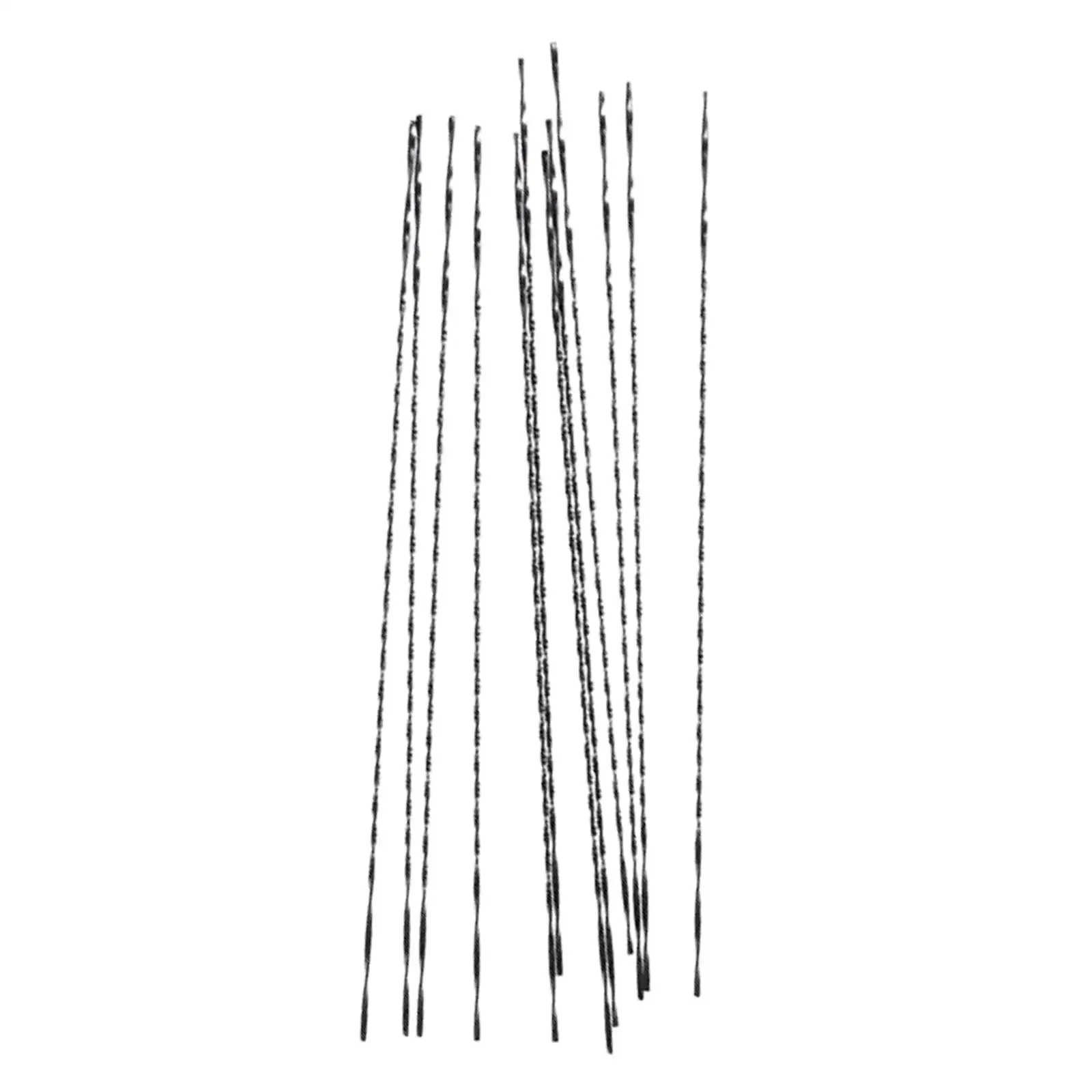 12Pcs Scroll Saw Blades Replacements Cutting Tools Carbon Steel for Crafts Sawing