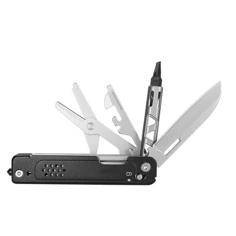 Outdoor folding knife, camping outdoor activity portable knife, multi-functional multi-purpose tool set, knife