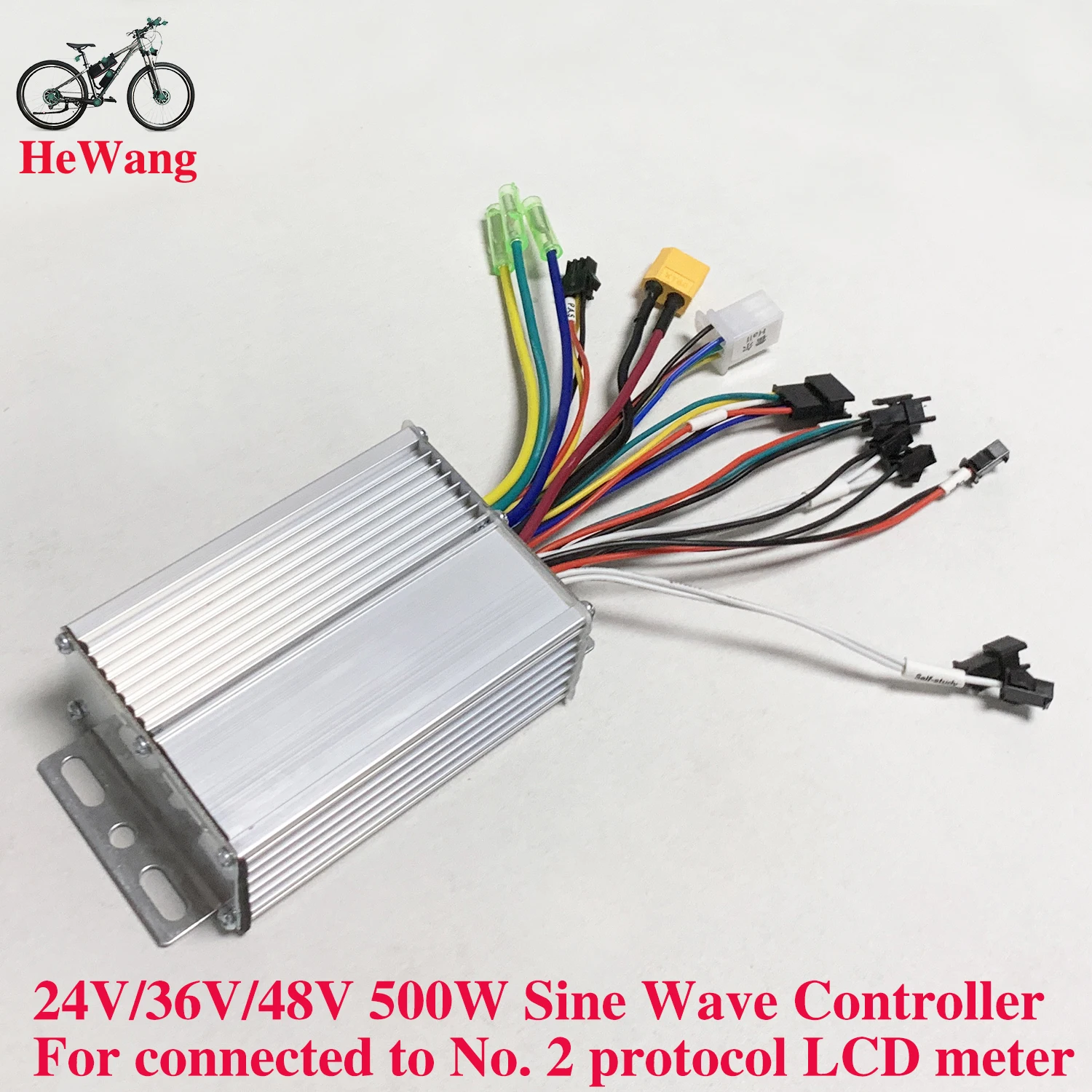 AliExpress NONE 24V 36V 48V 20A E-Scooter Brushless Motor Controller 3-mode Sine Wave 350W 5pin hall for KUGOO M4 E-Bicycle No. 2 Protocol Meter