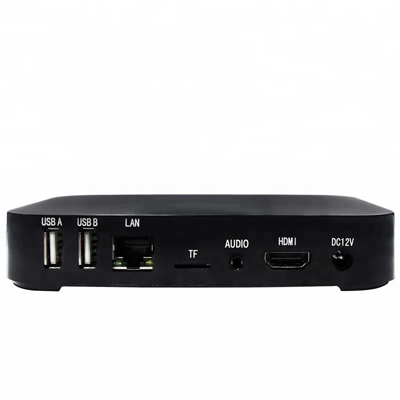 Hd 2K network media player digital signage TV box for advertising android player display 1G8G