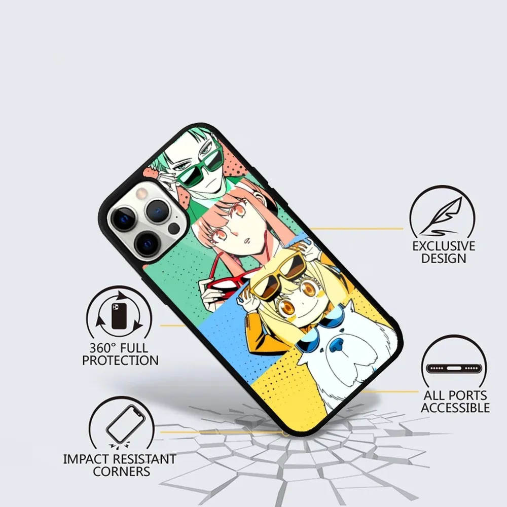 Anime SPY FAMILY Waku Waku Phone Case For iPhone 16,15,14,13,12,11,Plus,Pro,Max Mini Magsafe Magnetic Wireless Charging