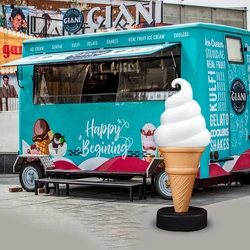 120cm/47inch Ice cream model ice cream dessert shop is a tool to attract customers. Large ice cream advertising model