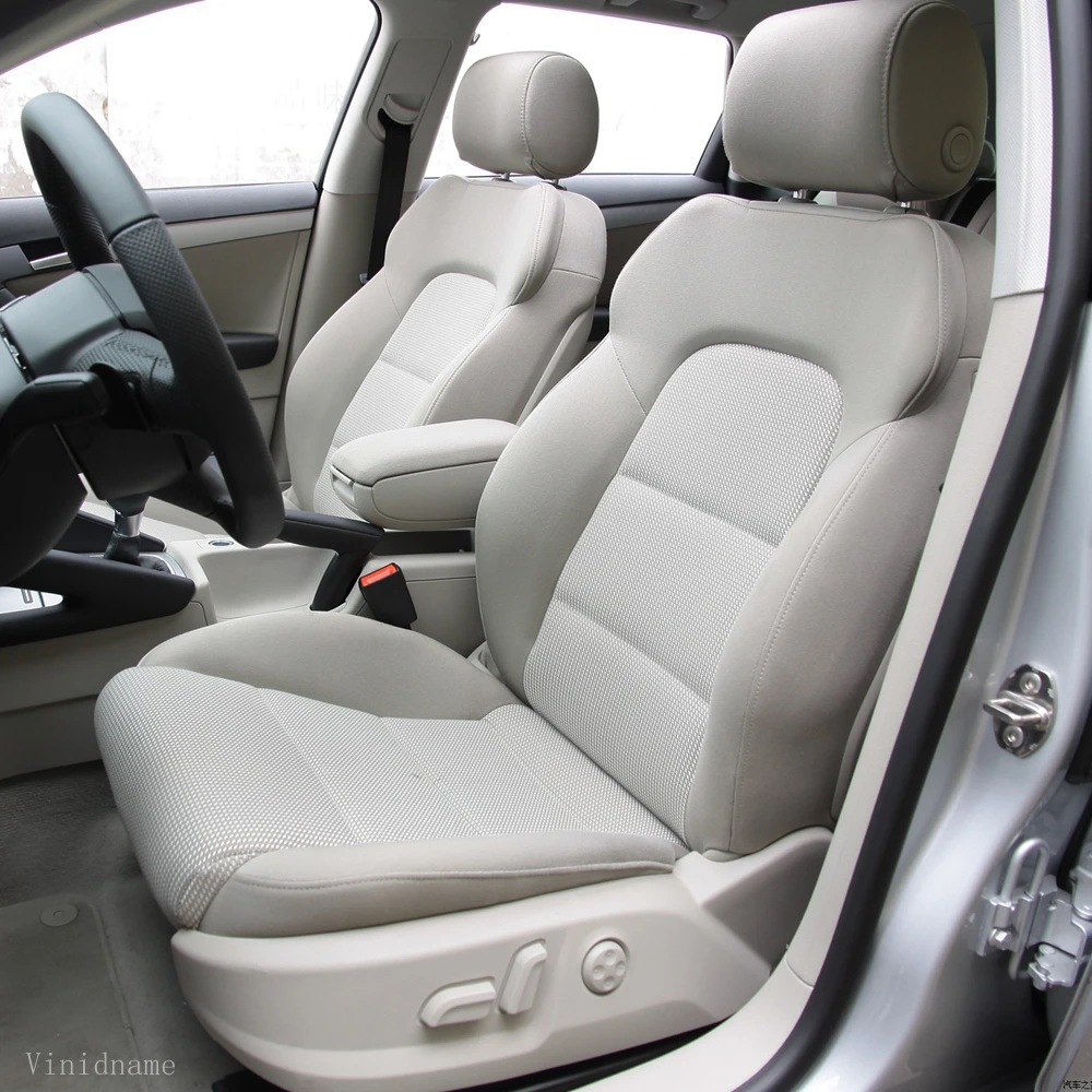 For Audi A3 8P 2008 2009 2010 2011 2012 2013 PU Leather Custom Car Seat Covers Full Set Interior Protector Accessories