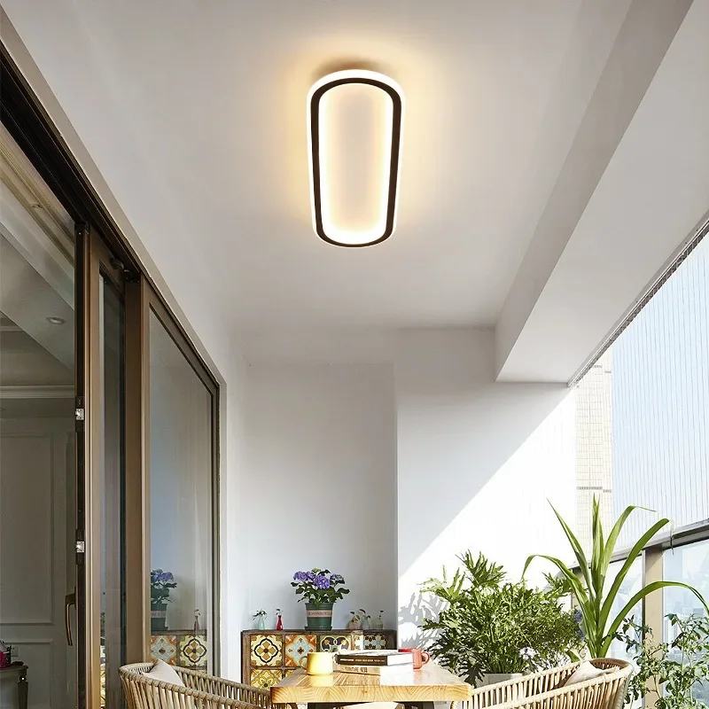 Plafonnier LED au design moderne, luminaire décoratif d'intérieur, idéal pour une chambre à coucher, un salon ou un couloir