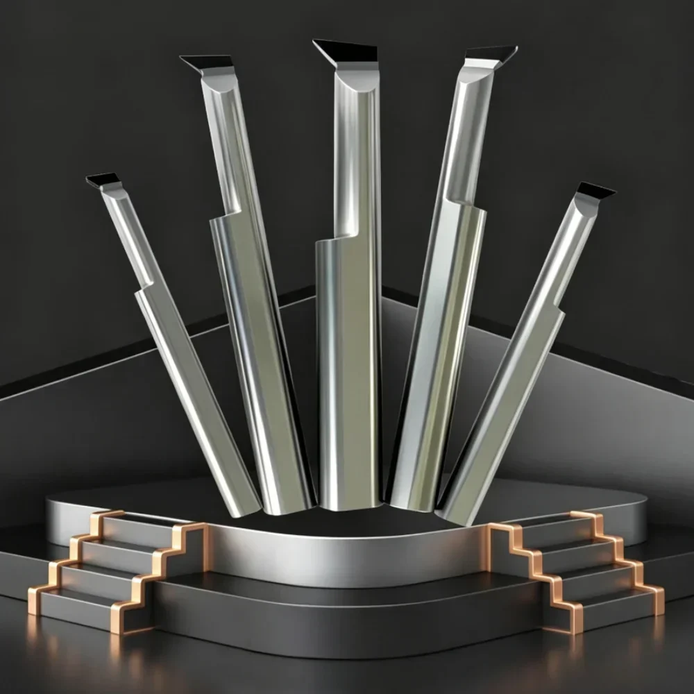 1PC MQR Diamond Tip Boring Tool Mini Internal Turning Lathe Cutter CNC Small Hole Grooving Threading Machining Tungsten Alloy