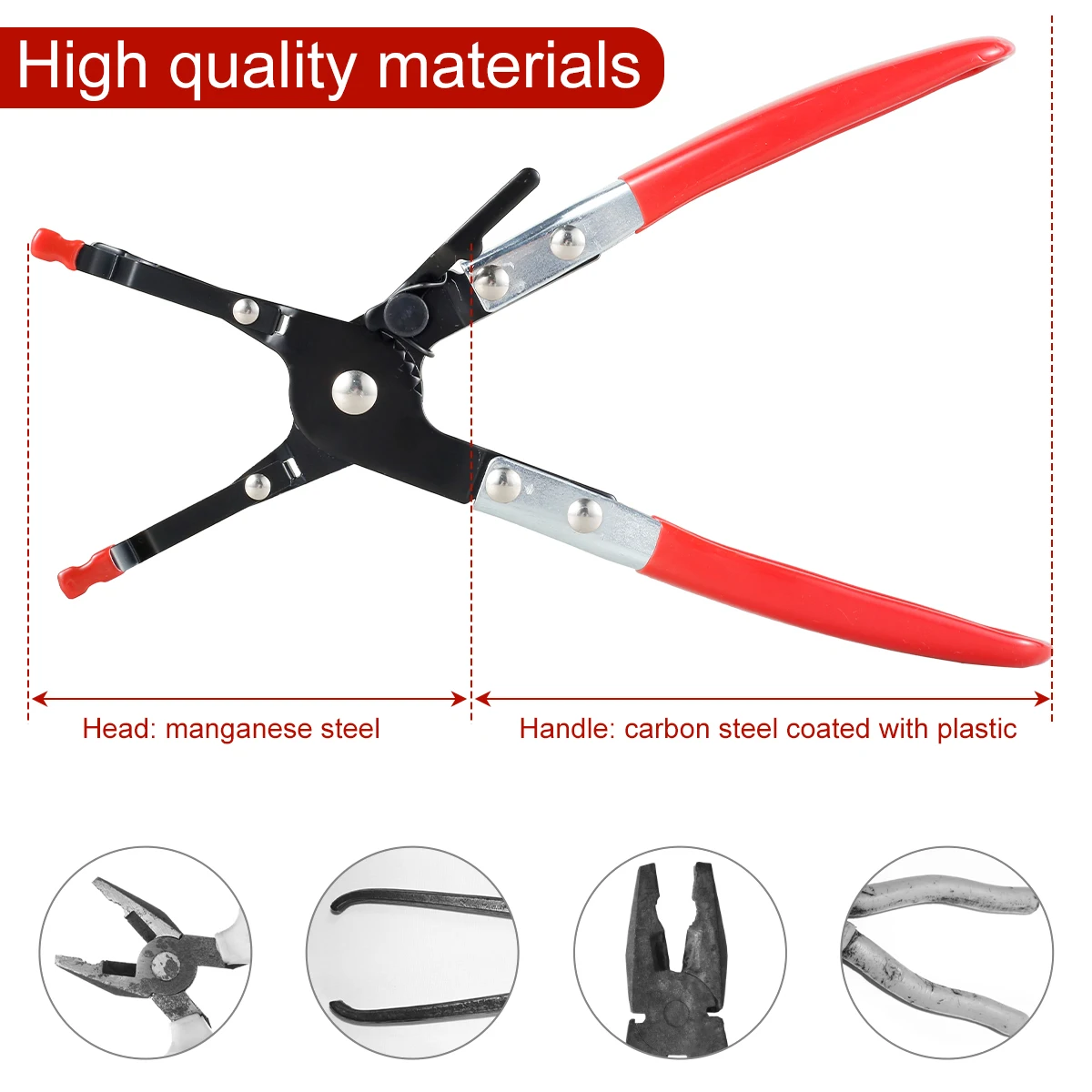 Pinza per saldatura pinza per saldatura per veicoli per auto morsetto per saldatura a filo metallico pinza universale per Pick Up Aid tenere 2 fili