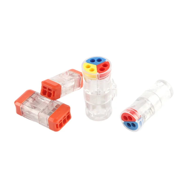 For Home Electrical & DIY Wiring (250V) 20 Pcs 28-14 AWG Push-In Wire Splice Connectors, Lever Action Quick Terminals