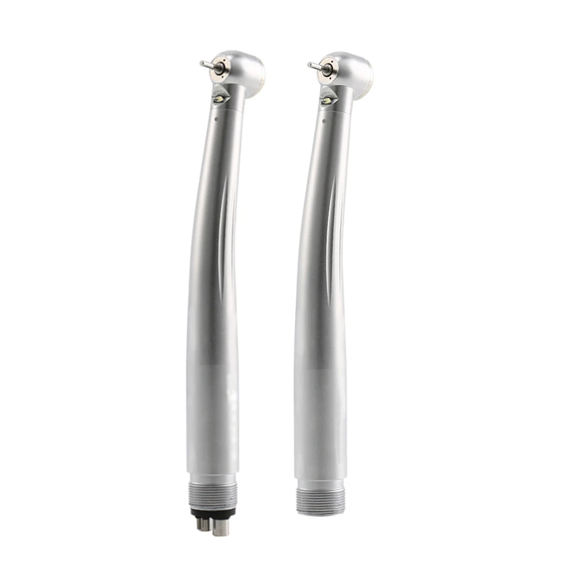 TOSI  Dental LED High Speed Handpiece E-generator Integrated Standard Head Push Button 3 Water Spray 2/4 Holes