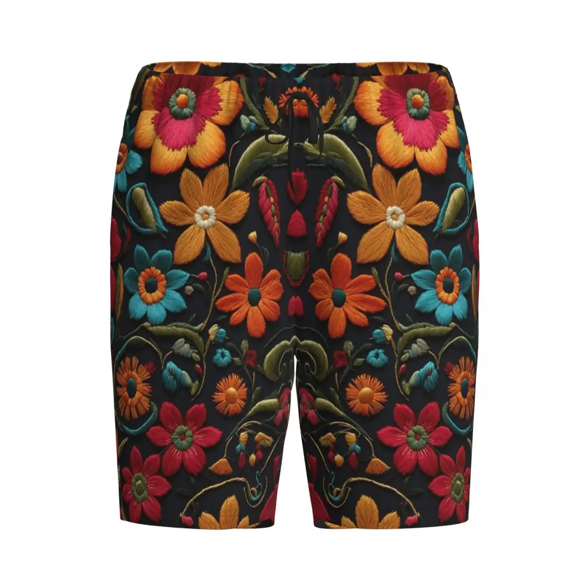 

Custom Mexican Vintage Flroal Rebozos Mexicanos Shorts Sleeping Pants Men Pajama Pants Lounge Sleep Sleepwear Bottoms
