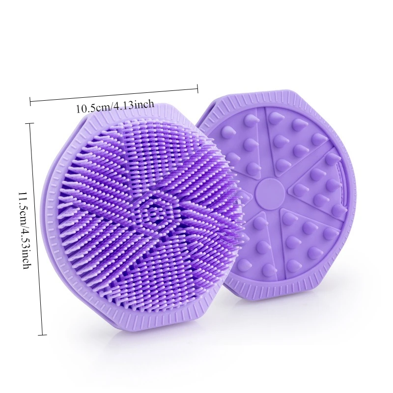 لينة سيليكون الجسم الغسيل الشامبو فرشاة يده دش التطهير فرش التقشير حمام فرشاة رئيس مدلك أدوات الاستحمام