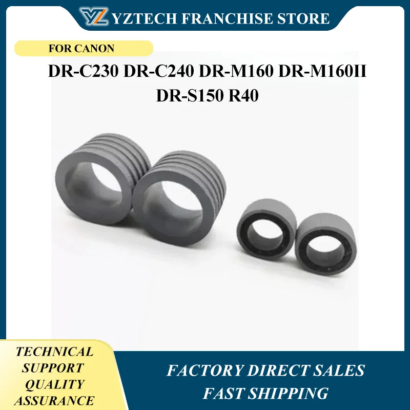 

9764B001 5607B001AA Exchange Roller Tire Kit 0697C003 5607B001 for Canon DR-C230 DR-C240 DR-M160 DR-M160II DR-S150 R40
