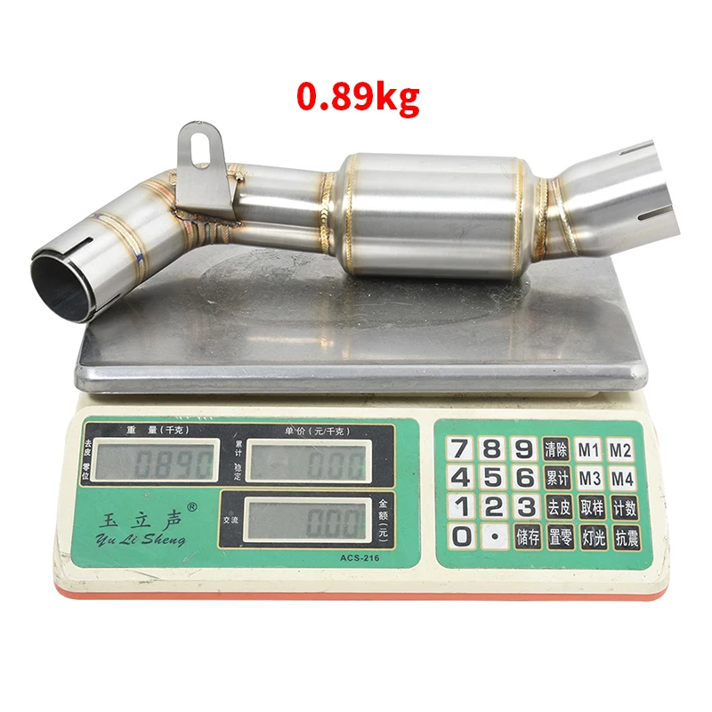 Slip On For Benelli Leoncino 800 Motorcycle Exhaust Escape Stainless Steel 51mm Middle Link Pipe Connect Original Muffler
