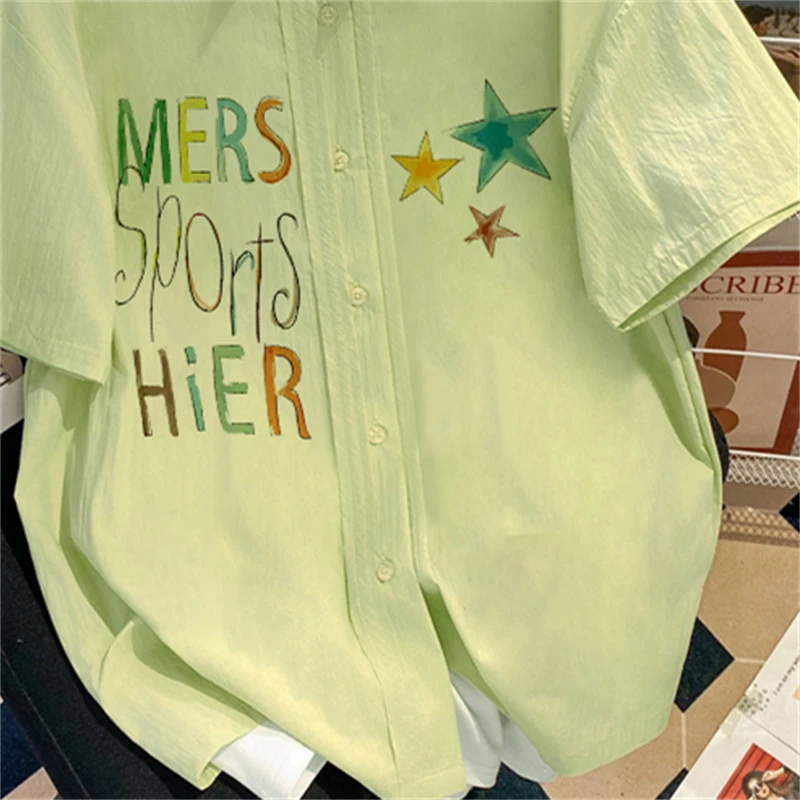 Cseta Casual con Cuello  ex, Estilo Veraniego, Moderno, Vintage, Hoada, Antienvejecimiento, con Estampado, Moda ...