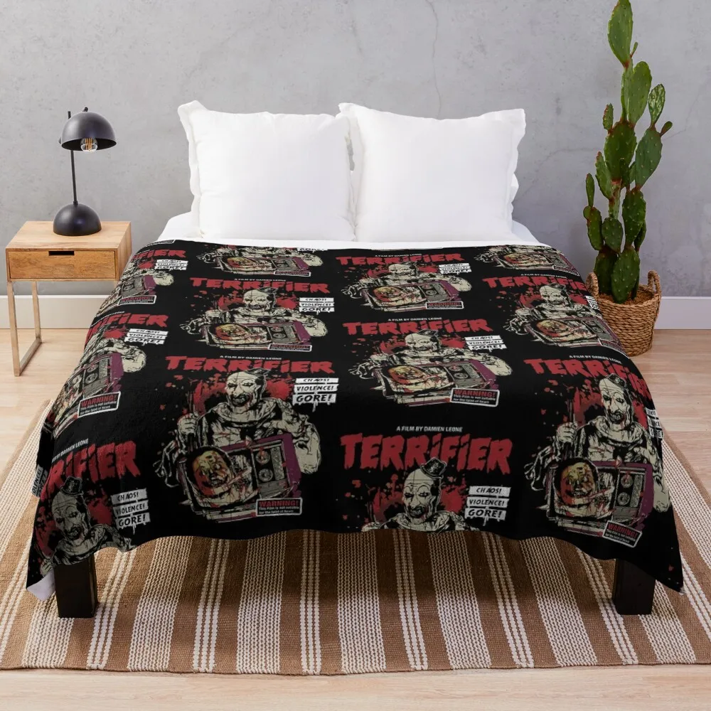 

Terrifier Horror Movie Throw Blanket Luxury Throw for babies Blankets