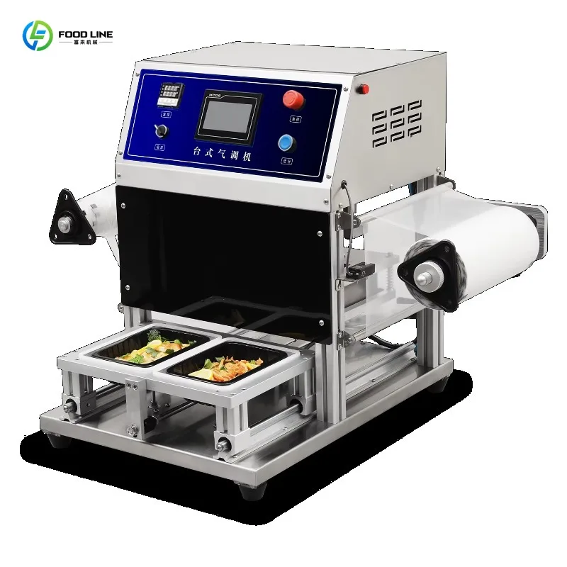 Customized MAP Container Sealer Automatic Modified Atmosphere Tray Sealing Machine Mixed Gas Fresh Food Packing Equipment