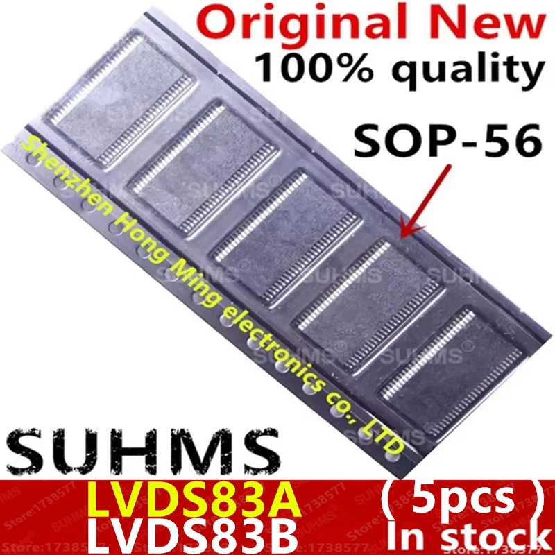 (5piece) 100% New SN75LVDS83ADGGR SN75LVDS83A LVDS83A SN75LVDS83BDGGR SN75LVDS83B LVDS83B sop-56 Chipset