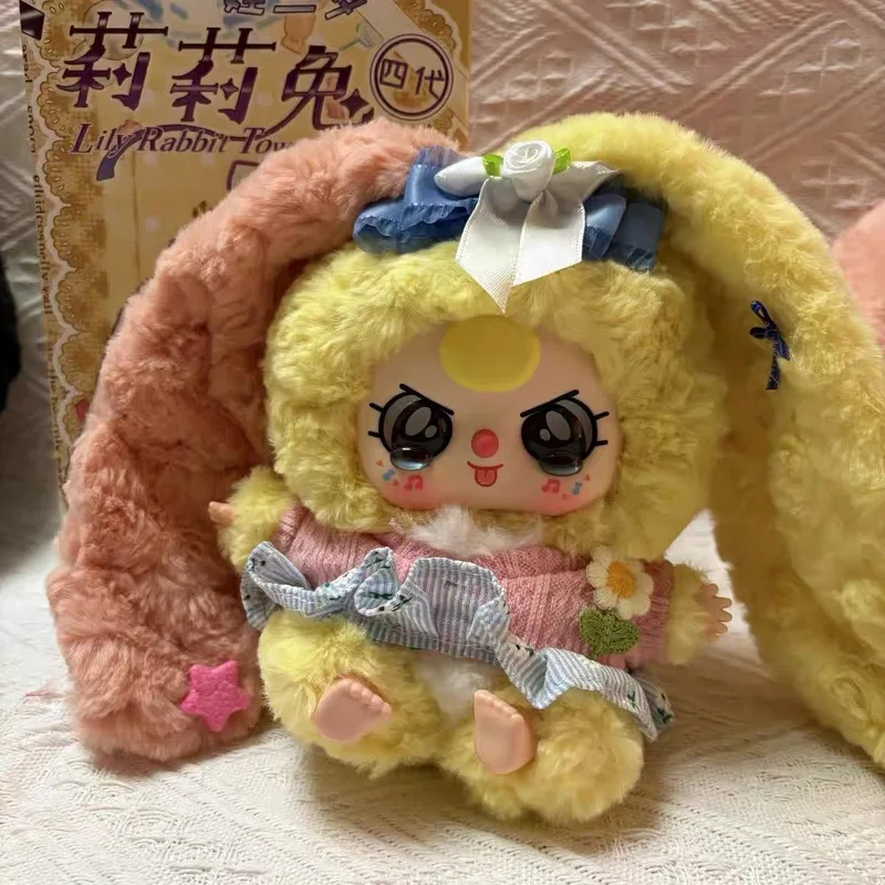 Baby Three Genuine Lily Rabbit Town 4th Generation Plush Blind Box Cute Collectible Doll Creative Gift Ornament Peripheral