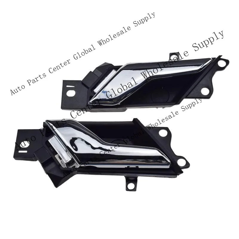 L+ 4Pcs Left Right Chrome Inside Door Handle For Chevy Captiva Sport Saturn Vue