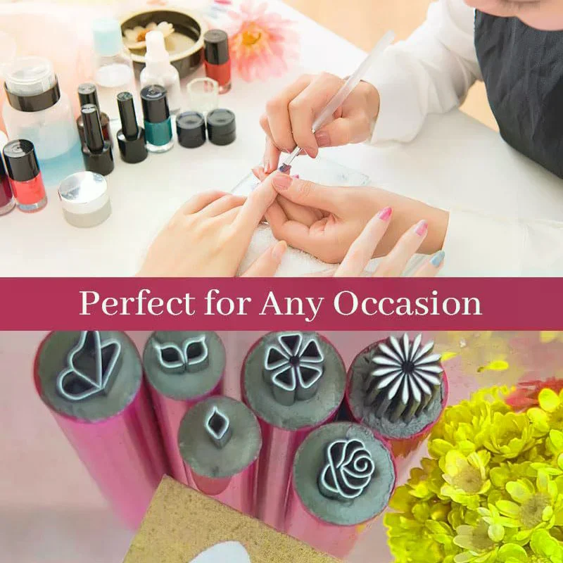 Nail Seal Pen Set Nail Graffiti Art Embellishment Tools Nail Art Stamp Pen Set Creative Design Versatility Convenien 15pcs/set