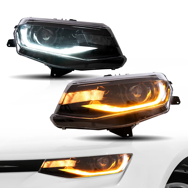 

Factory Sale VLAND New With Sequential Turn Signal Full LED Headlights Front Automobile Lamp 2016-2019 Car Head Light for CAMARO