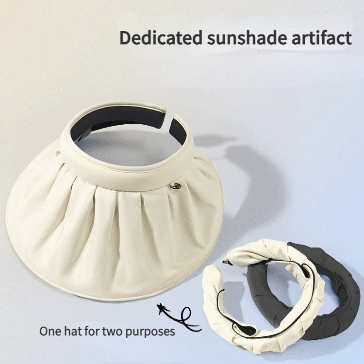 

Outdoor Women's Sun Hat Technology Grade Nano Level Sun Protection and Shading Luxury Woman Beach Bag Wide-brimmed Accessories