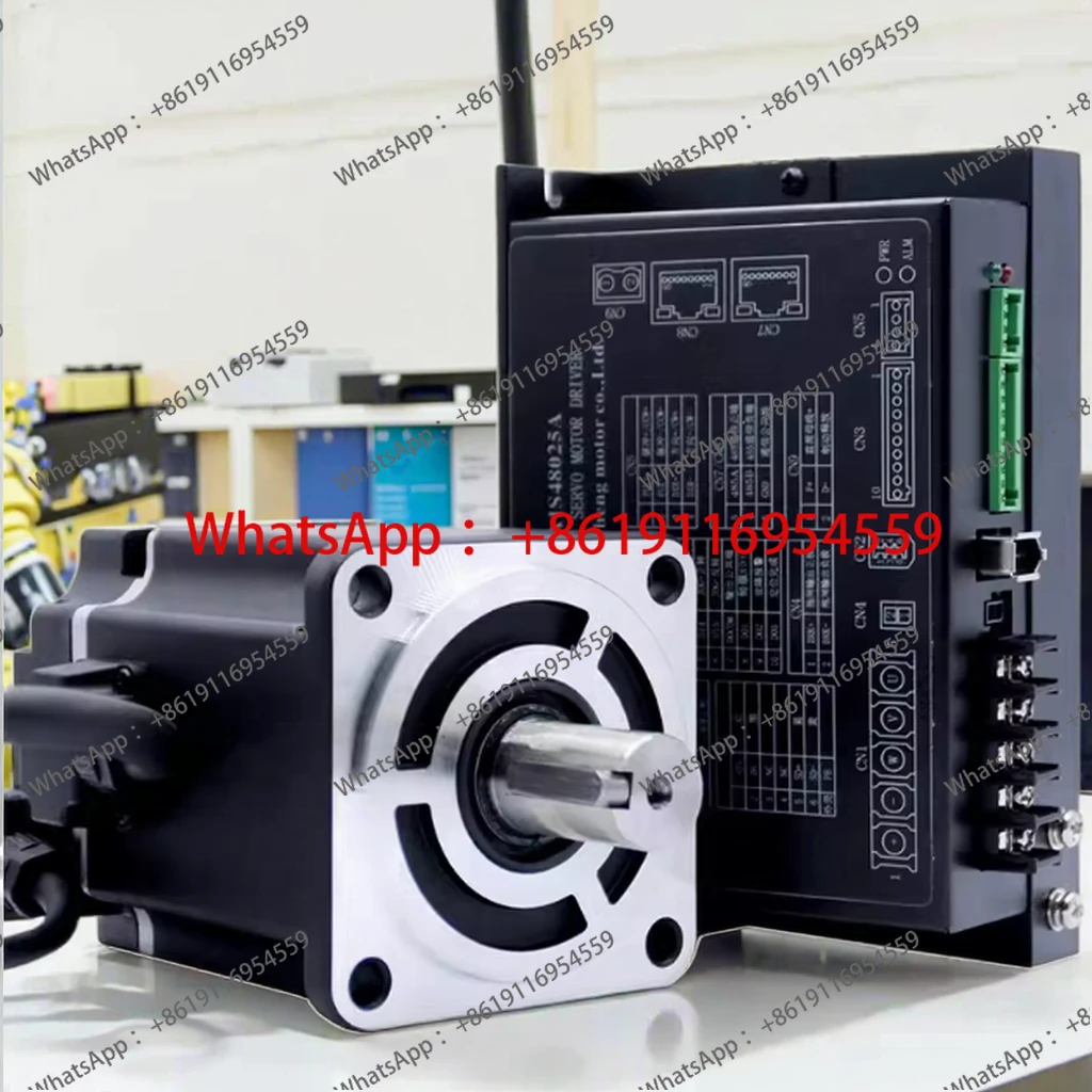 DC Servo Motor Driver Brushless Permanent Magnet 60mm 200W 0.64Nm 3000RPM 48VDC 3 Phase Intelligent Warehouse Rack Truck