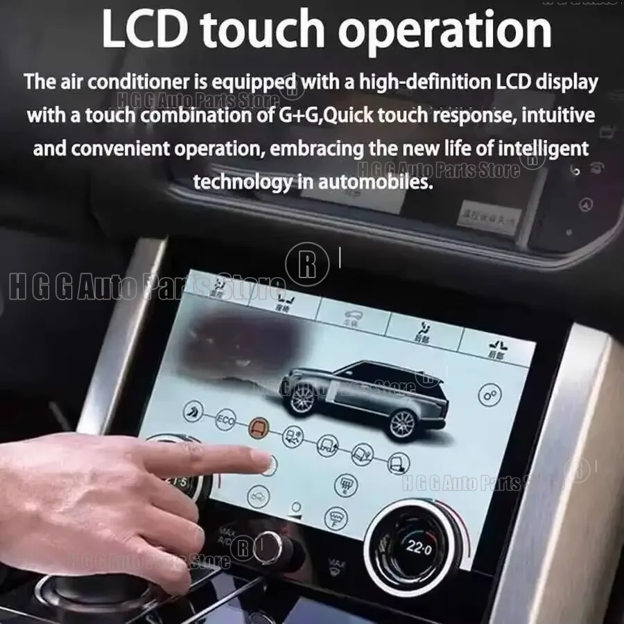 10.4 inch Touch Screen for Range Rover Evoque L538 2012-2018 Climate Control Air Condition Panel Android Original Function