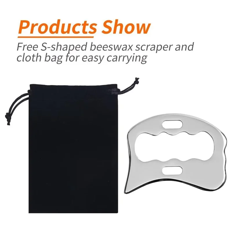 

Gua Sha Massage Tool For Soft Tissue Upgrade Physical Therapy For Back, Legs, Arms, Neck, Shoulders, Gua Sha Tool