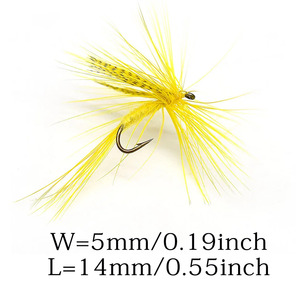 MNFT Ninfa Mayfly para trucha – Mosca artificial de pesca - imagen 4