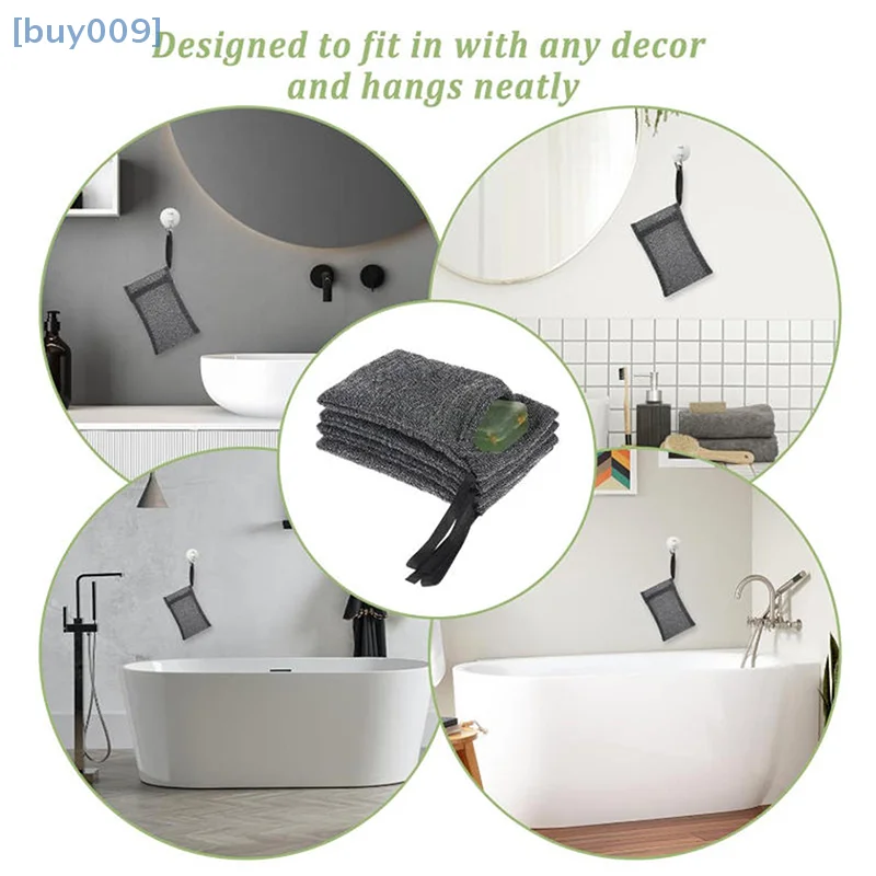 

【купить009】1/2 шт., пенящаяся сетка для очищения ванны, сумка для мыла, отшелушивающий скребок для тела, сумка для мыла для ванной комнаты, карман с ремешком