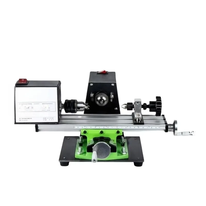 

Mini 220V Bead Machine Household Small Round Wood Bead Lathe Tool Mini Round Bead Turning Machine for Medium