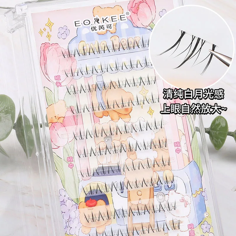 Extension de cils en vison, accessoire de maquillage, nickel é, segmenté, naturel, sous les cils, manga, astronomique, nouveau