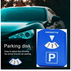 1/3PCS Car Windshield Snow Shovel Time Display Disc Return Time Note Ice Scraper Car Parking Time Sign Timer Clock Snow Remover