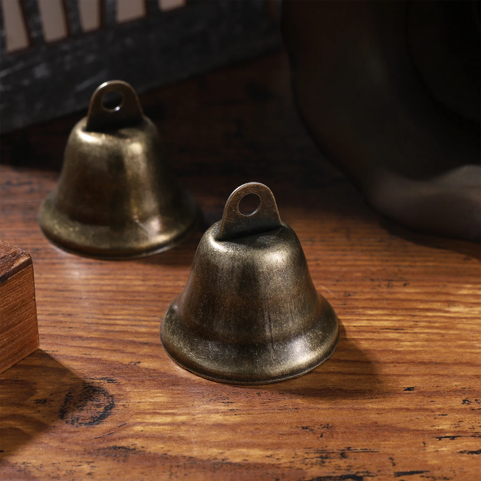 

20Pcs 38mm DIY Copper Bells Metal Hand Bell Crisp Sound Party Decoration Christmas Festival Supplies Copper Bells