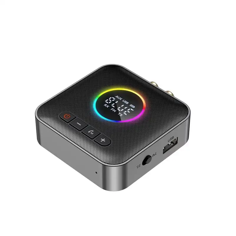 L62A Bluetooth 6.0 Adapter Audio Receiver Built-In Microphone Audio Receiver Multi-Functional Audio Receiver