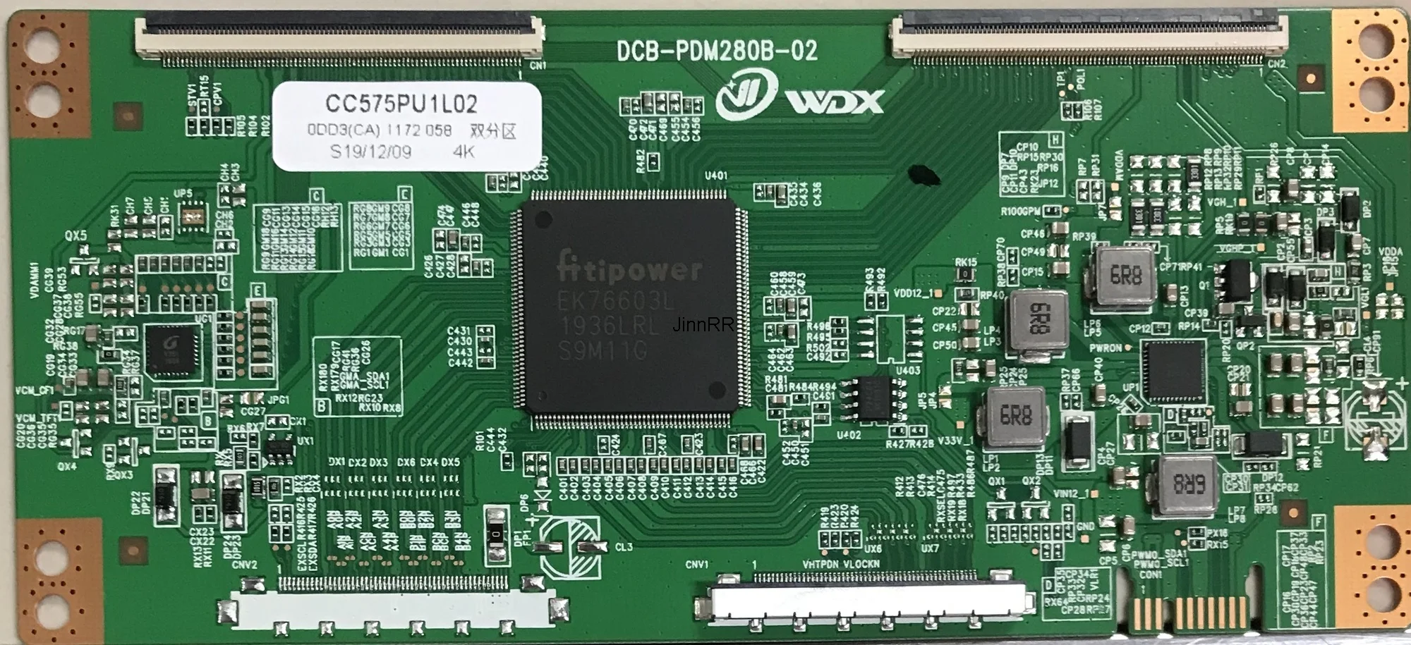 atualizado dcb pdm280b02 placa logica barra branca cc575pu1l02 4k novo e 01