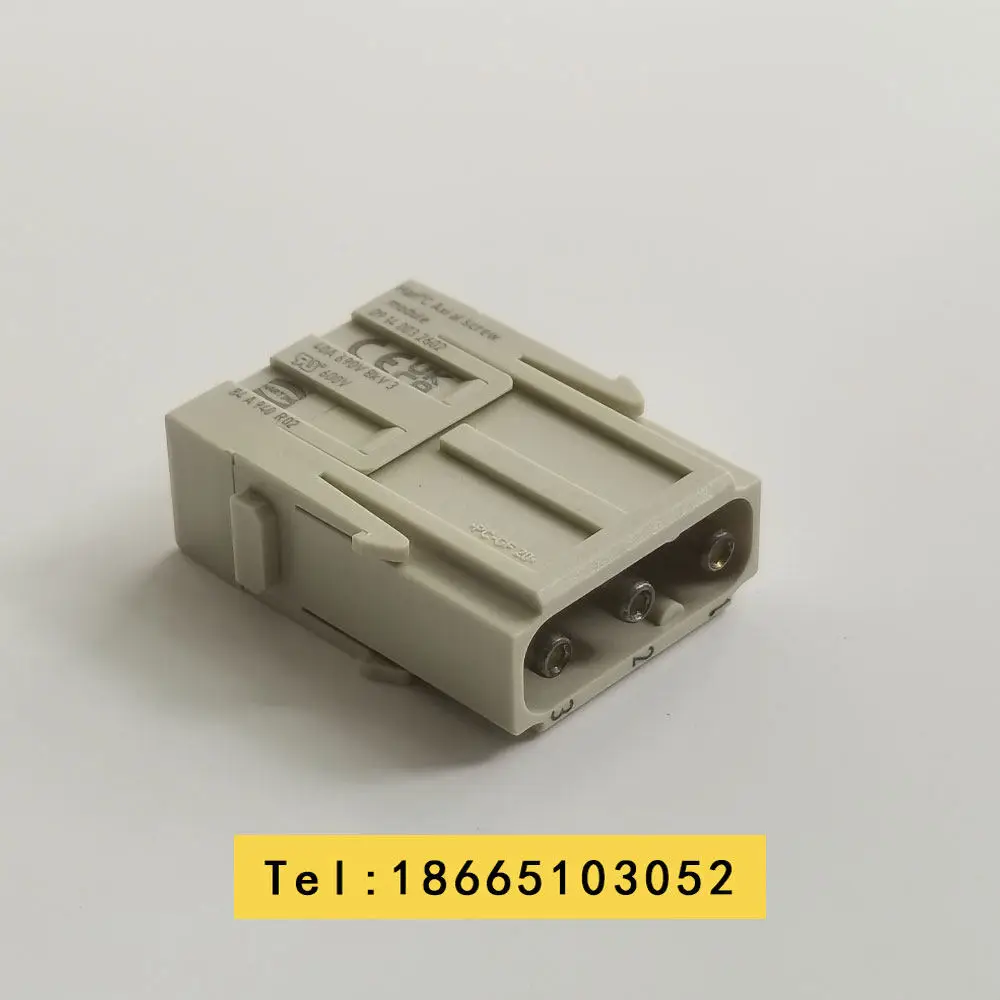 09140032602 HARTING Connector HanC Module 3 Pin Male Pin Bolt Wiring