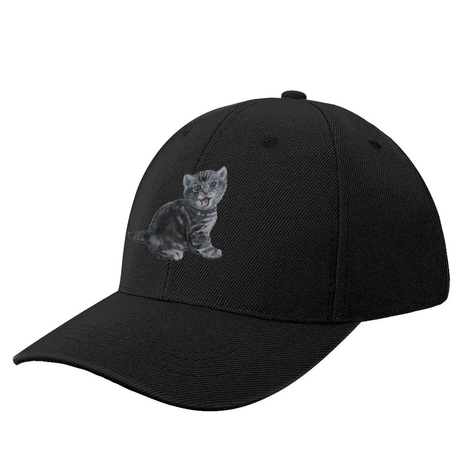 

Happy Kitten Baseball Cap Horse Hat funny hat Fashion Beach fashionable Male Women's