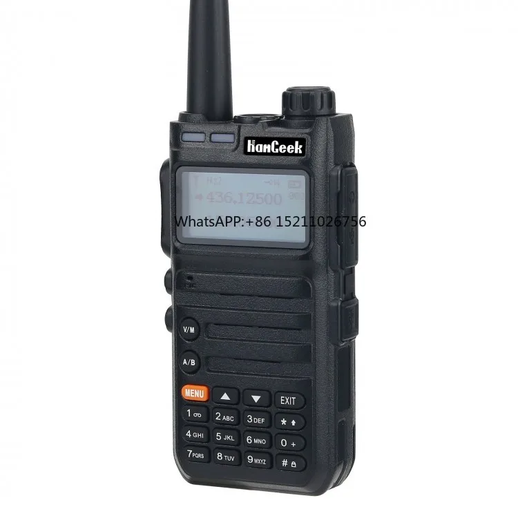 HamGeek HG685 15W VHF UHF Radio Walkie Talkie 136-174Mhz 400-470Mhz Handheld Transceiver 128CH