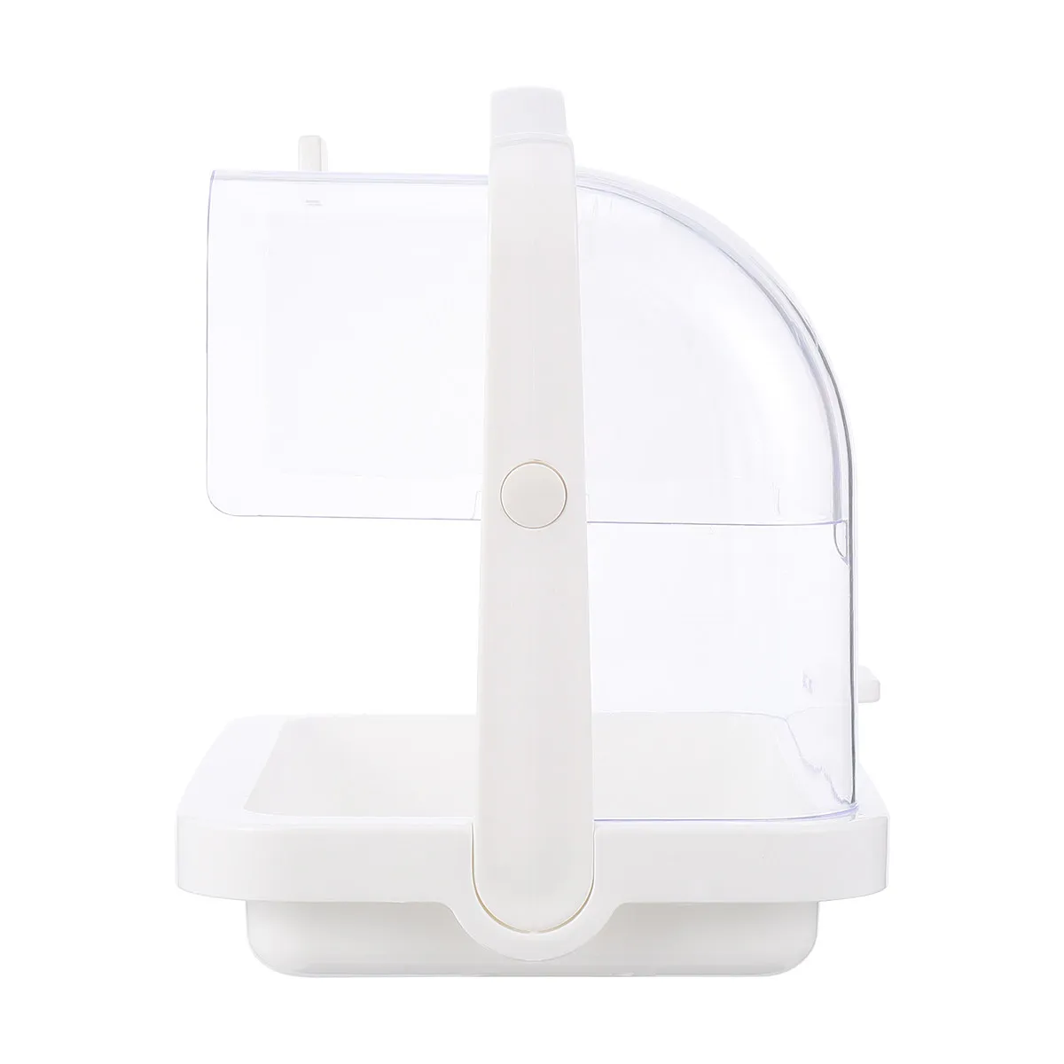 

1Pcs Cake Display Container Food Safe Portable Clamshell Tasting Tray with Bottom Support Handle for Cakes Fruit Bread Medicine
