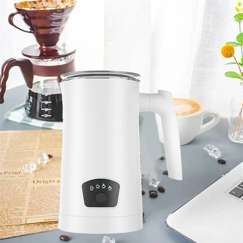 

B90B-Milk Frother 4 In 1 Electric Steamer Full-Automatic Milk Frother Foam Maker For Coffee Hot Chocolate