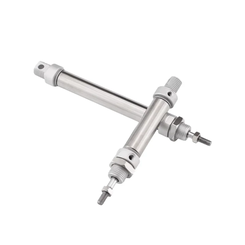 MA Double Acting Mini Pneumatic Air Cylinder 16/20/25/32/40mm Stainless Steel 25-500mm Stroke