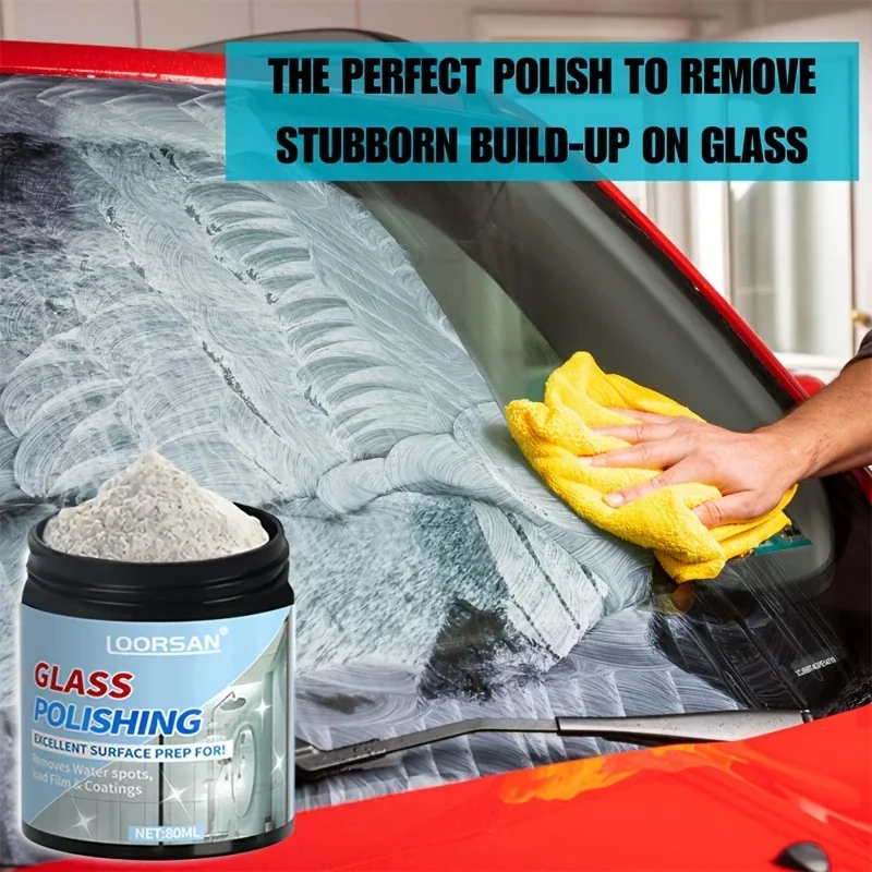 Cerium oxide advanced glass polishing powder, professional glass surface polishing agent - quickly restoring glass clarity.